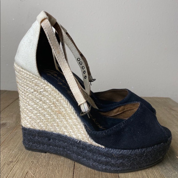 gaimo Shoes - GAIMO SPAIN  SUEDE WEDGE ESPADRILLES SHOES US 6